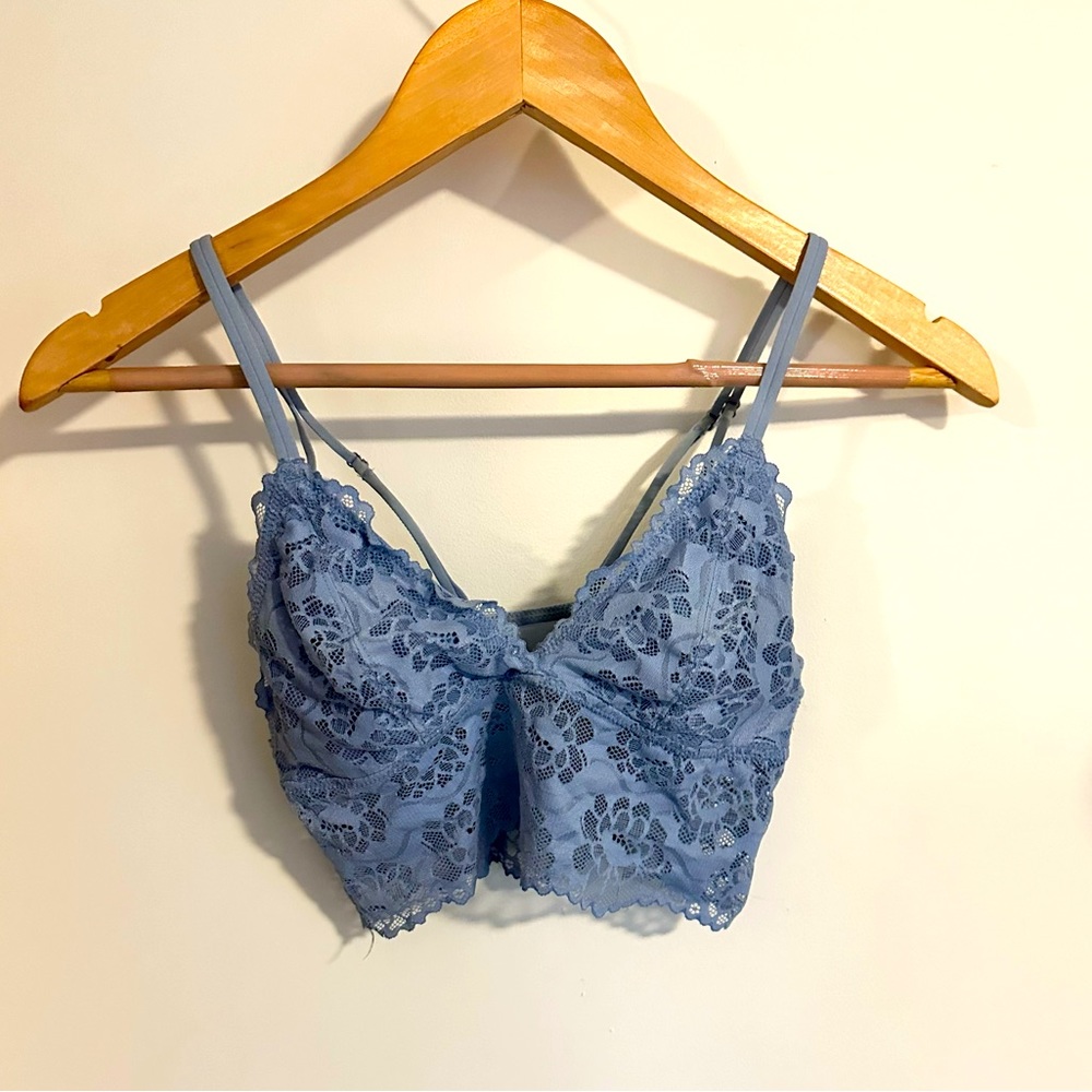 NWOT Aerie Gingerbread Lace Strappy Bralette